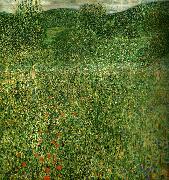 Gustav Klimt blommande falt oil painting reproduction